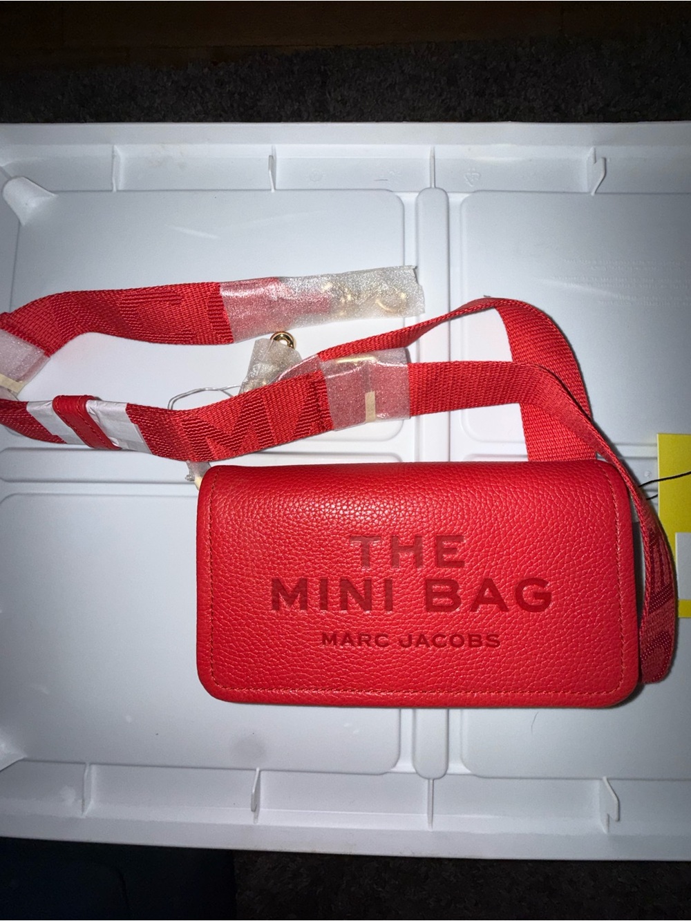 Marc Jacobs Red The Mini Bag Crossbody